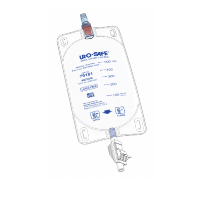 Urosafe Leg Bag w/ Thumb Clamp 550ml and 1000ml
